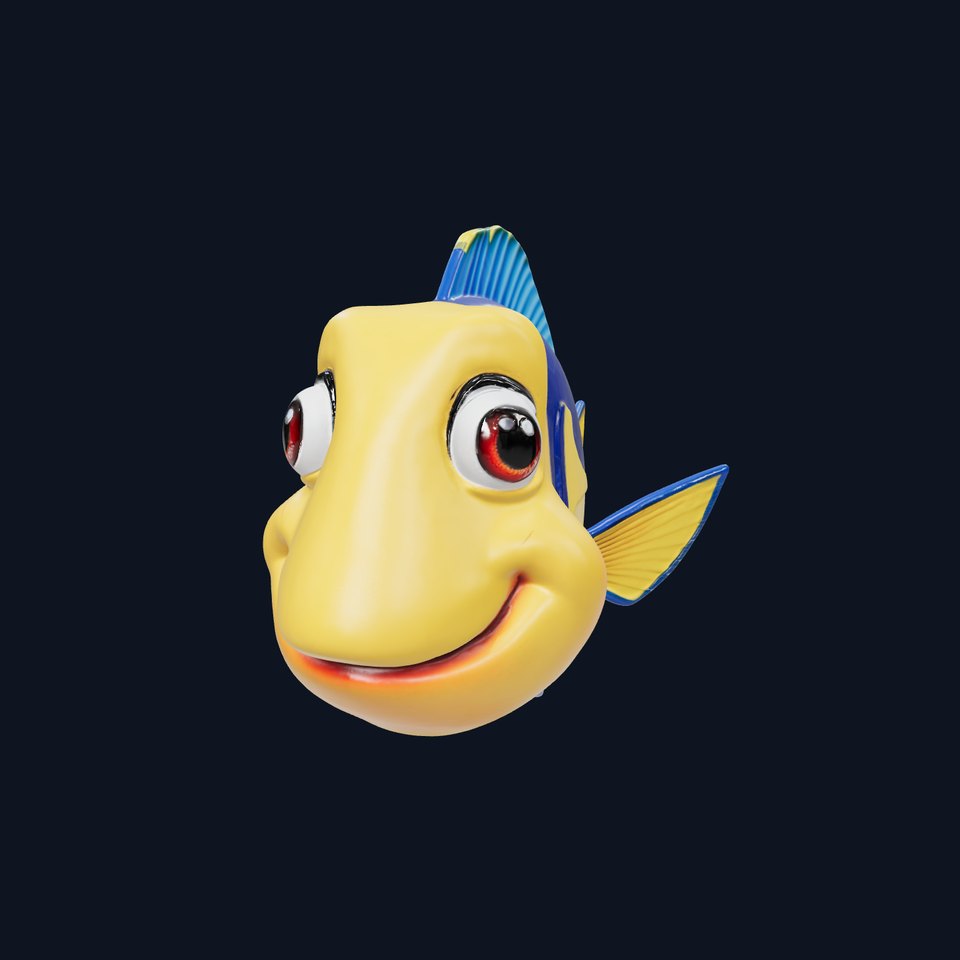 Animated Tropical Fish Model Pack with Vibrant Colors